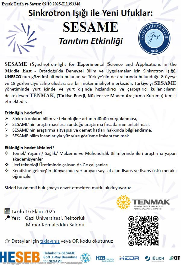 SESAME Tanıtım Günü Etkinliği-1