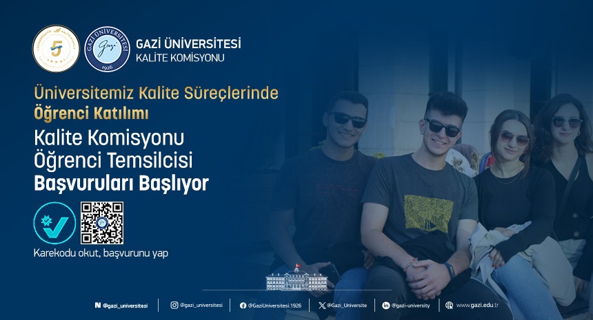 Applications for Quality Commission Student Representatives Have Started!