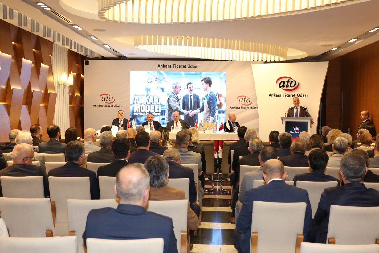 Üniversitemizin de Paydaşı Olduğu Mesleki Eğitimde Ankara Modeli İş Birliği Protokolü -1