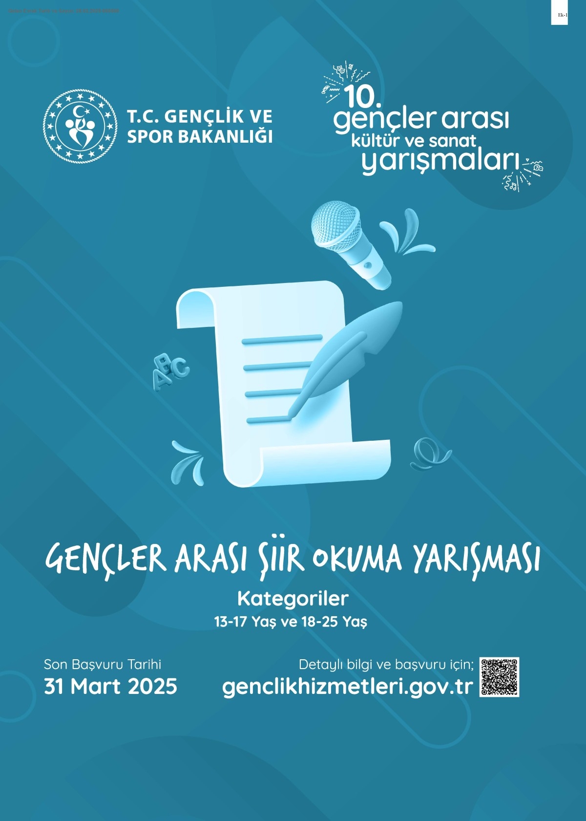 Gençler Arası Kültür ve Sanat Yarışmaları-1