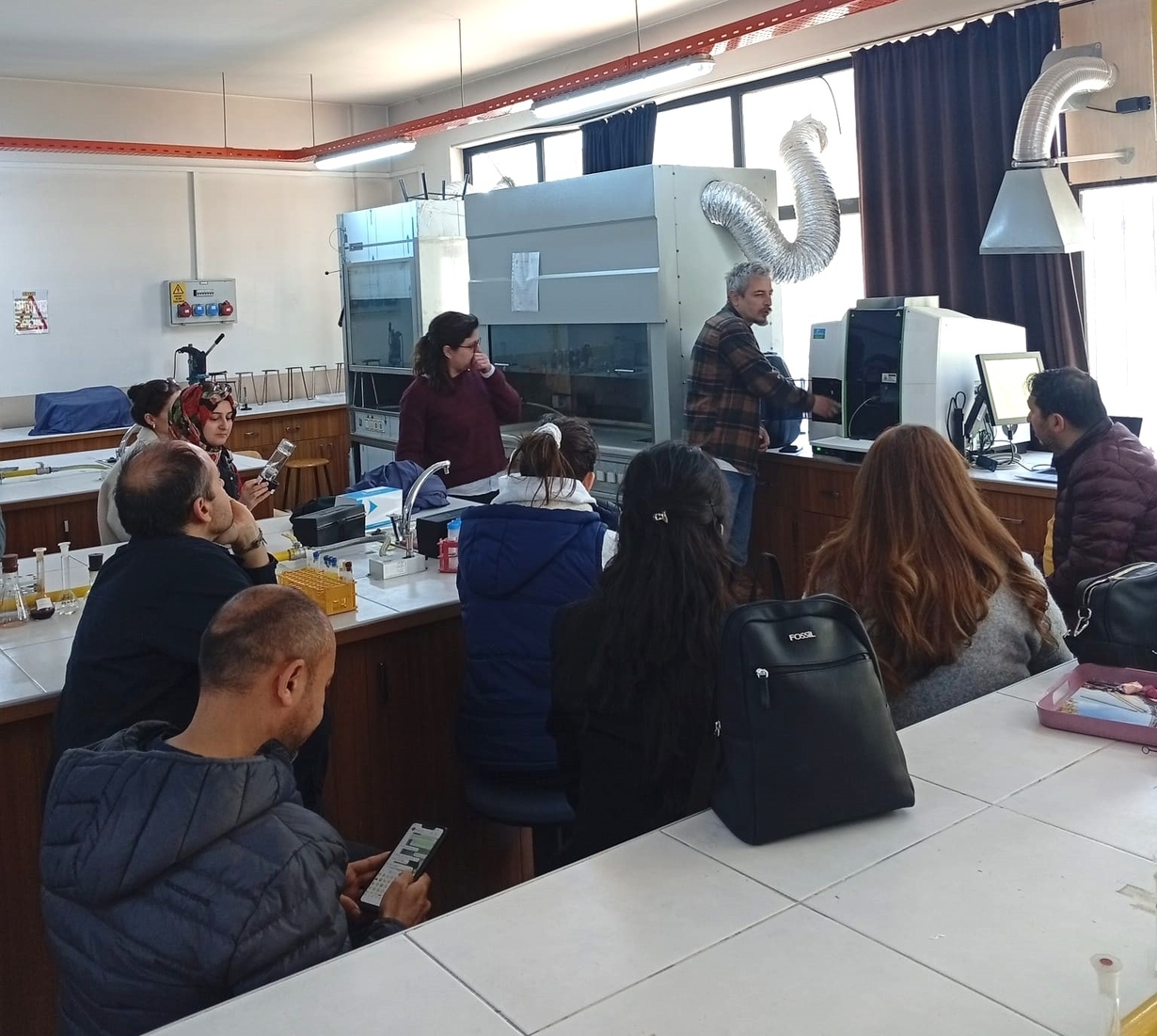General Directorate of Mineral Research and Exploration (MTA) Conducted Gold Analysis Test in Our College's Chemistry Laboratory-1