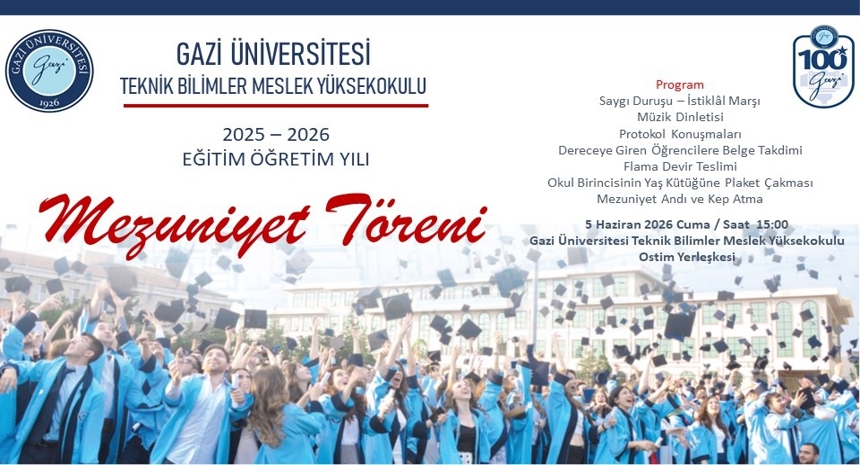 2025-2026 Eğitim Öğretim Yılı Mezuniyet Töreni
