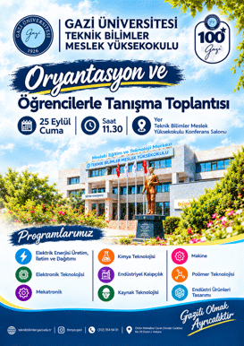 2026-2027 Eğitim-Öğretim Yılı Meslek Yüksekokulumuz Oryantasyon ve Öğrencilerle Tanışma Toplantısı