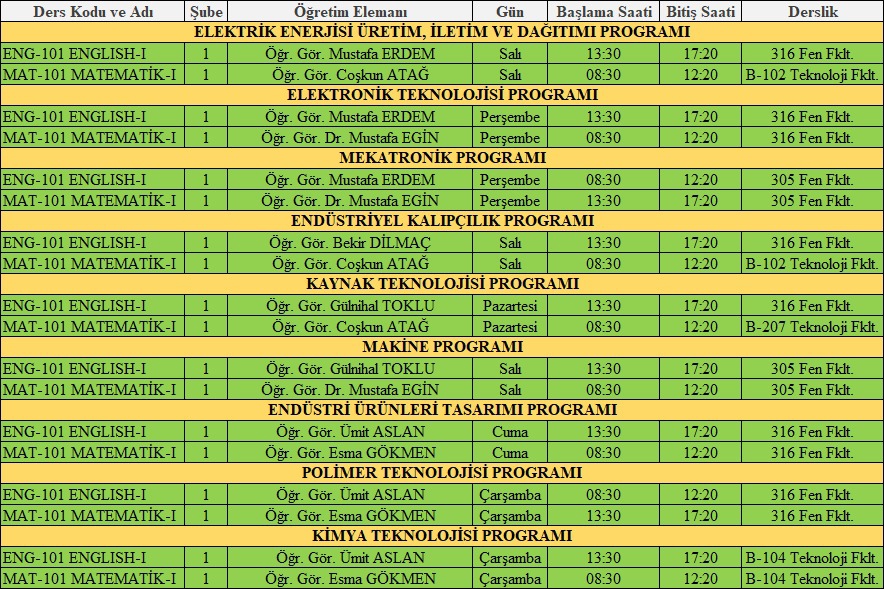  Güncel Derslik Bilgileri-1