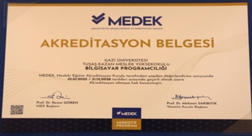 MEDEK akreditasyon