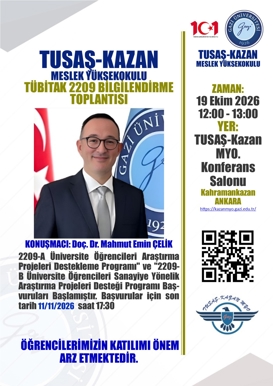 TÜBİTAK 2209 BİLGİLENDİRME TOPLANTISI