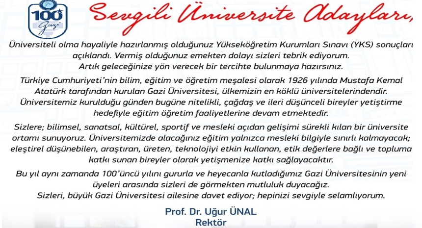 2026-YKS Sonuçları Açıklandı;