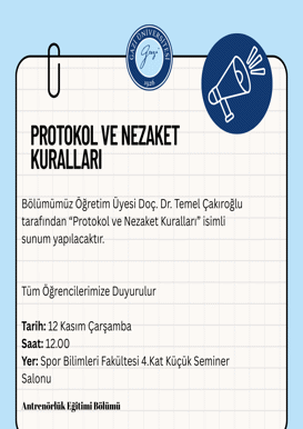 Protokol ve Nezaket Kuralları