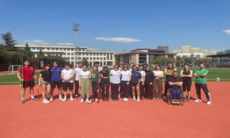 Atmalar Milli Takım Antrenörü Selcan Ateşoğlu Atletizm Dersinde Öğrencilerle Buluştu