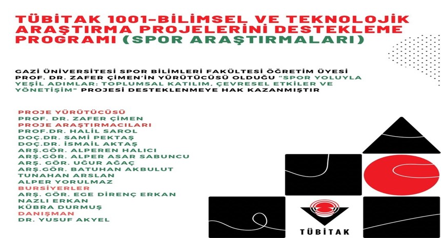 TÜBİTAK 1001 - Bilimsel ve Teknolojik Araştırma Projelerini Destekleme Programı 