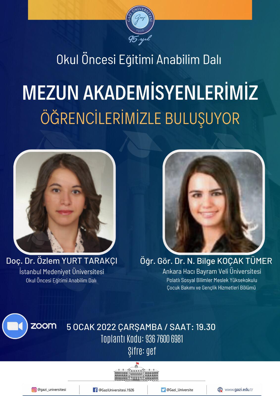 Mezun Akademisyenlerimiz Öğrencilerimizle Buluşuyor