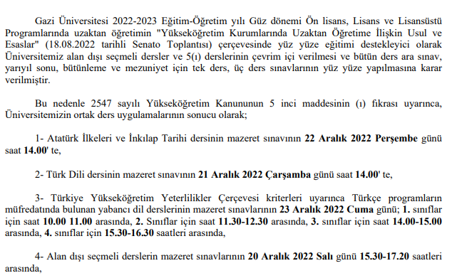 Ortak ve Seçmeli Derslerin Mazeret Sınav Tarihleri_2022güz-1