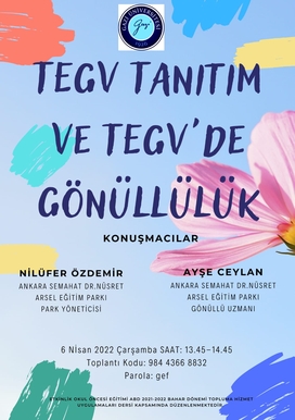 TEGV Tanıtım ve TEGV'de Gönüllülük