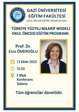 Türkiye Yüzyılı Maarif Modeli Okul Öncesi Eğitim Programı