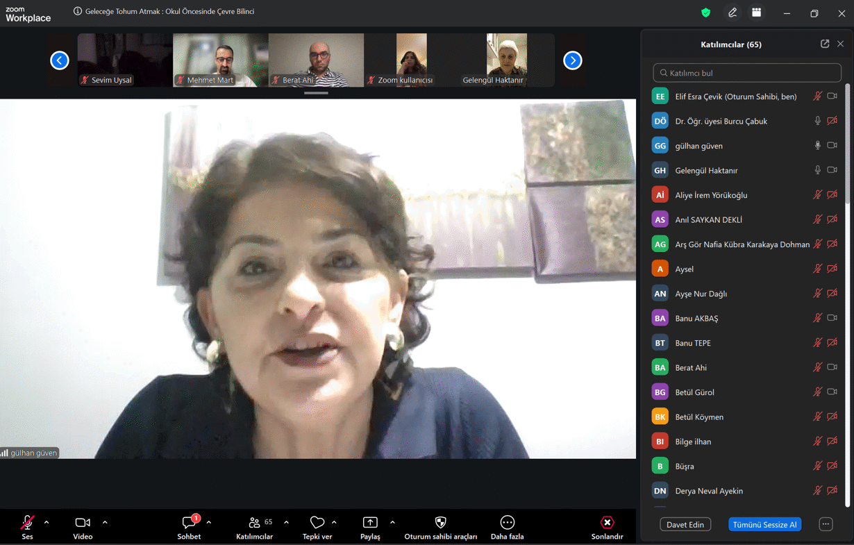 panel: çevre bilinci-1