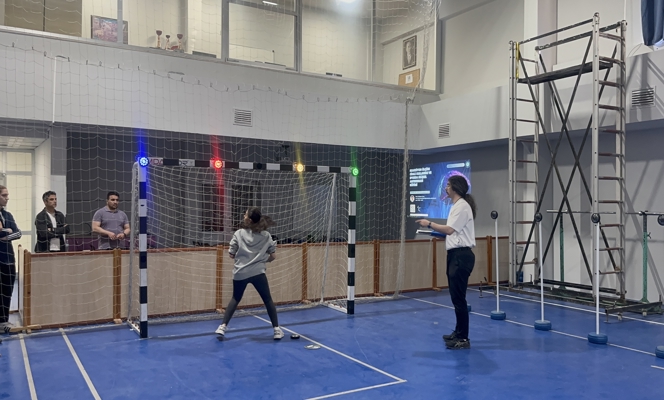 Reaksiyon Ölçüm Cihaz Kullanımı ve Sporda Bilişsel Antrenman Eğitimi Gerçekleştirildi