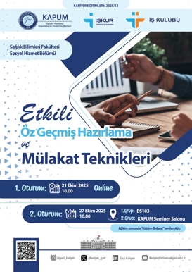 Etkili Özgeçmiş Hazırlama ve Mülakat Teknikleri Eğitimi