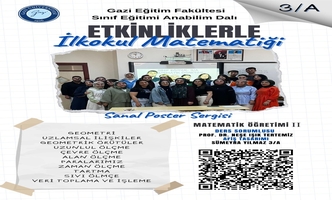 Etkinliklerle İlkokul Matematiği Sanal Poster Sergisi Açıldı