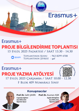 Erasmus+ Proje Bilgilendirme Toplantısı & Erasmus+ Proje Yazma Atölyesi