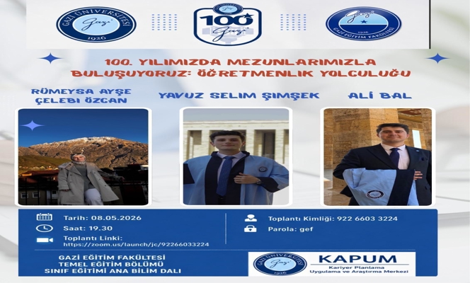 100. Yılımızda Mezunlarımızla Buluşuyoruz: Öğretmenlik Yolculuğu Etkinliği Gerçekleştirildi