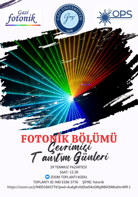 Fotonik Bölümü Çevrimiçi Tanıtım Etkinliği