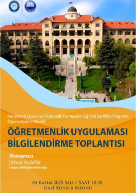 Öğretmenlik Uygulaması Toplantı
