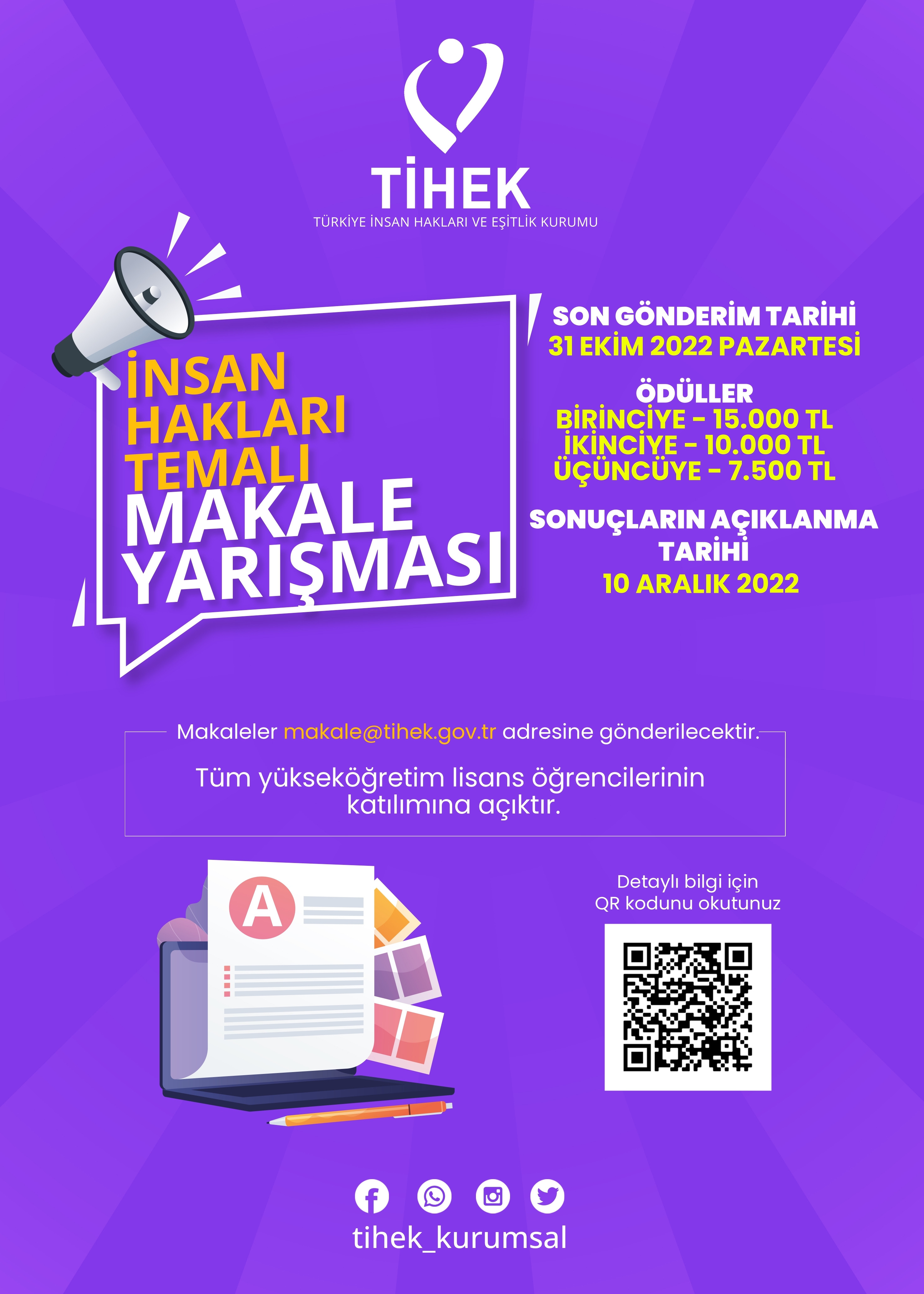 İNSAN HAKLARI TEMALI MAKALE YARIŞMASI-1