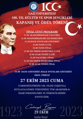 Kültür ve Spor Şenlikleri Kapanış ve Ödül Töreni