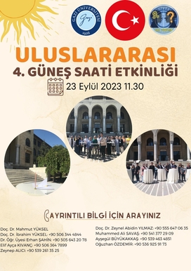 Uluslararası 4. Güneş Saati Etkinliği