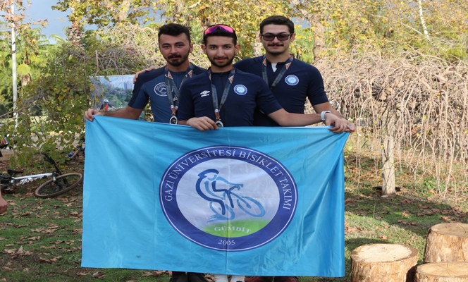 GAZİ ÜNİVERSİTESİ BİSİKLET TOPLULUĞU DAĞ BİSİKLETİ YARIŞINDA İKİNCİLİĞE ULAŞTI