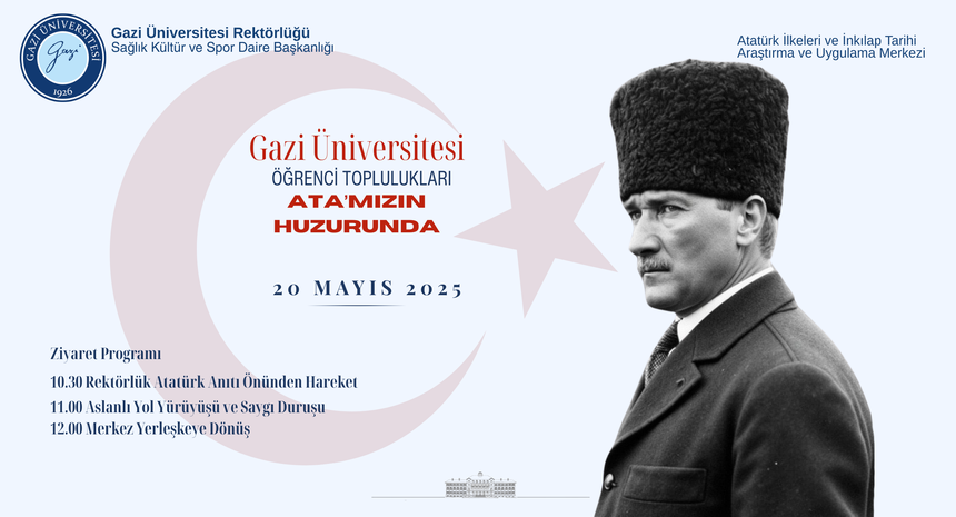 Öğrenci Toplulukları Ata'mızın Huzurunda