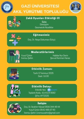 Zeka Oyunları Etkinliği