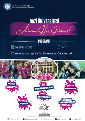 Üniversitemiz Ailesine Hoş Geldiniz! Programı