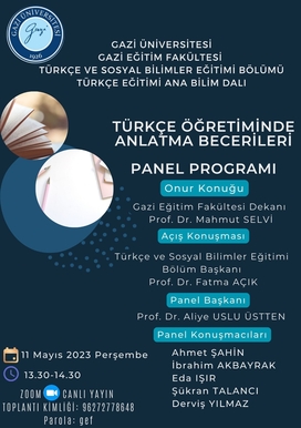 Türkçe Öğretiminde Anlatma Becerileri Paneli