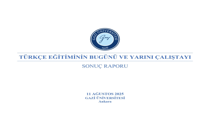 Çalıştay Raporu