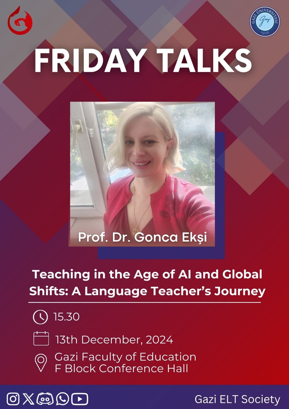  Friday Talks: "Teaching in the Age of AI and Global Shifts: A Language Teacher's Journey"-1