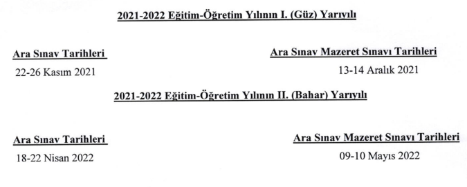 Ara Sınav Tarihleri-1