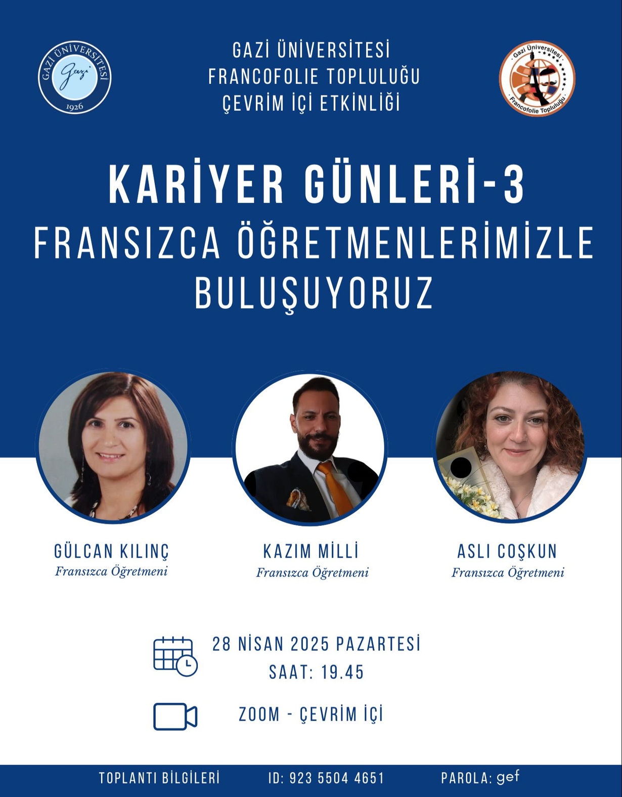 Fransız Dili Eğitimi Anabilim Dalı- Kariyer Planlama Günleri-3-1