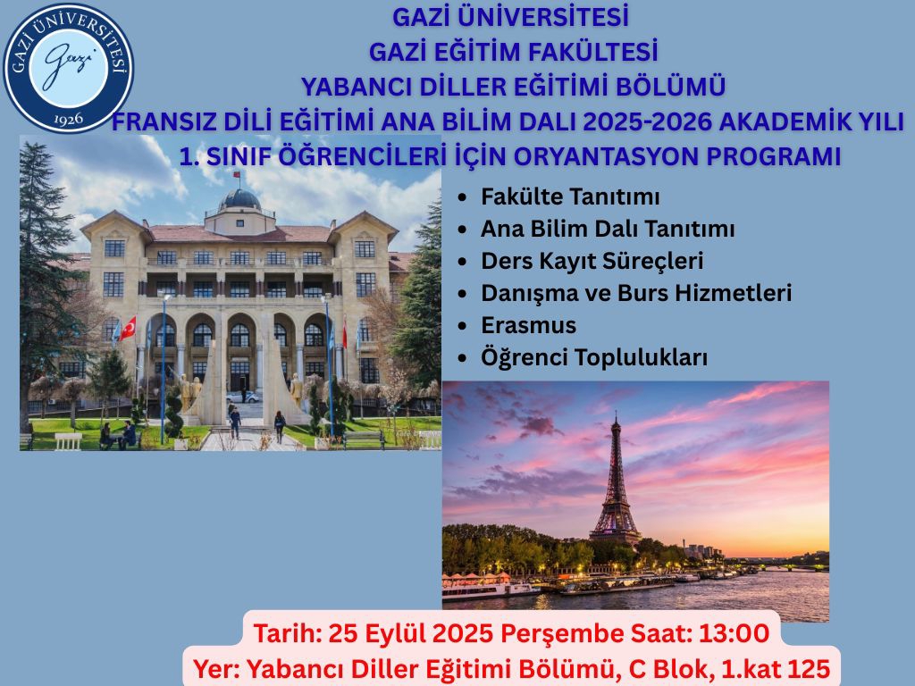 1. Sınıf Oryantasyon Toplantısı-1