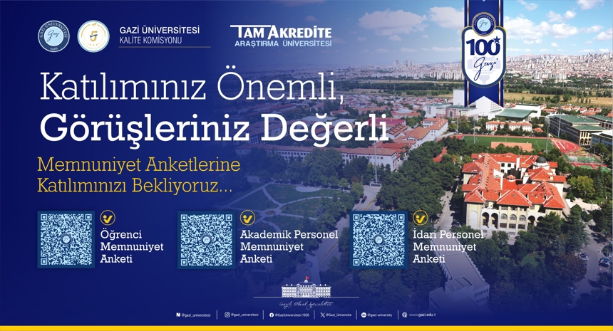 Kalite Komisyonu 2026 yılı Memnuniyet Araştırması
