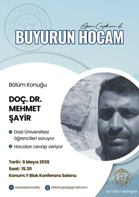 Buyurun Hocam (Doç. Dr. Mehmet ŞAYIR)