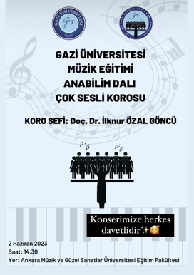 Gazi Üniversitesi Çoksesli Koro konseri