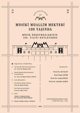 Musiki muallim mektebinin 100. Yılı