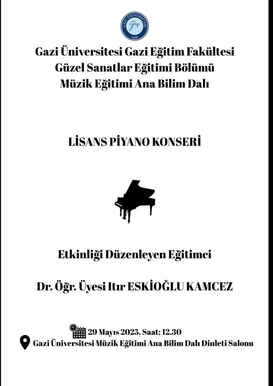 Lisans Piyano Konseri