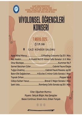 Viyolonsel Öğrencileri Konseri