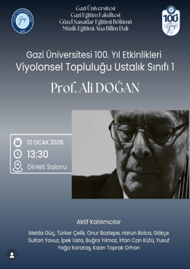 Ali Doğan Ustalık Sınıfı