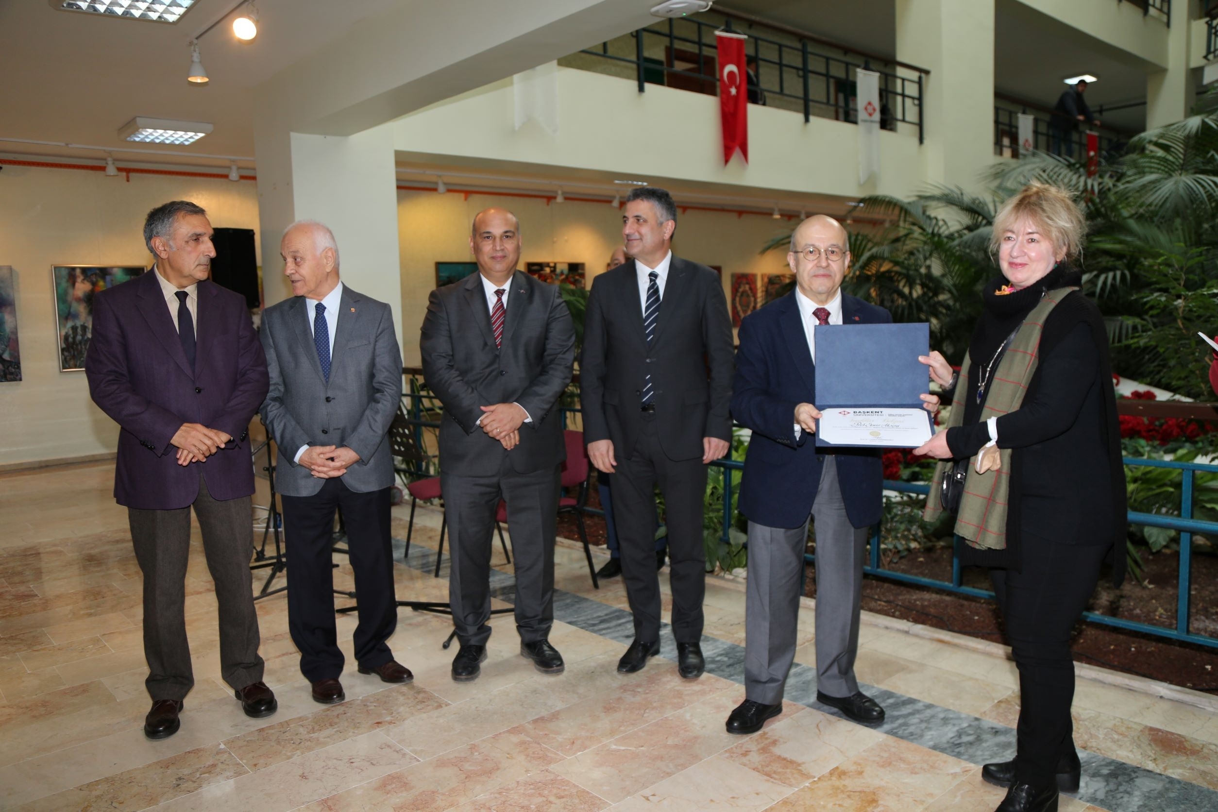 Üniversitemiz “Plastik Sanatlar Sergisi” Başkent Üniversitesi’nde Sergilendi-1