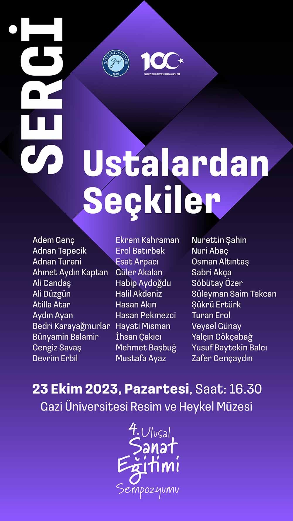 "USTALARDAN SEÇKİLER" RESİM SERGİSİ  -1