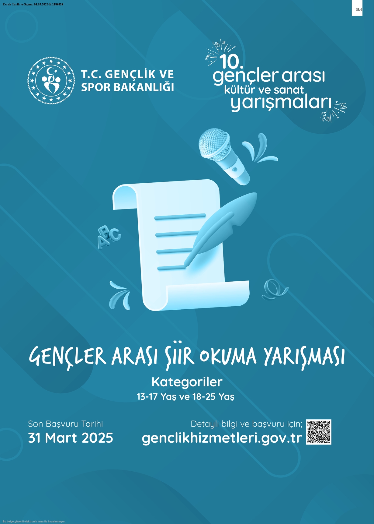 Gençler Arası Kültür ve Sanat Yarışmaları-1