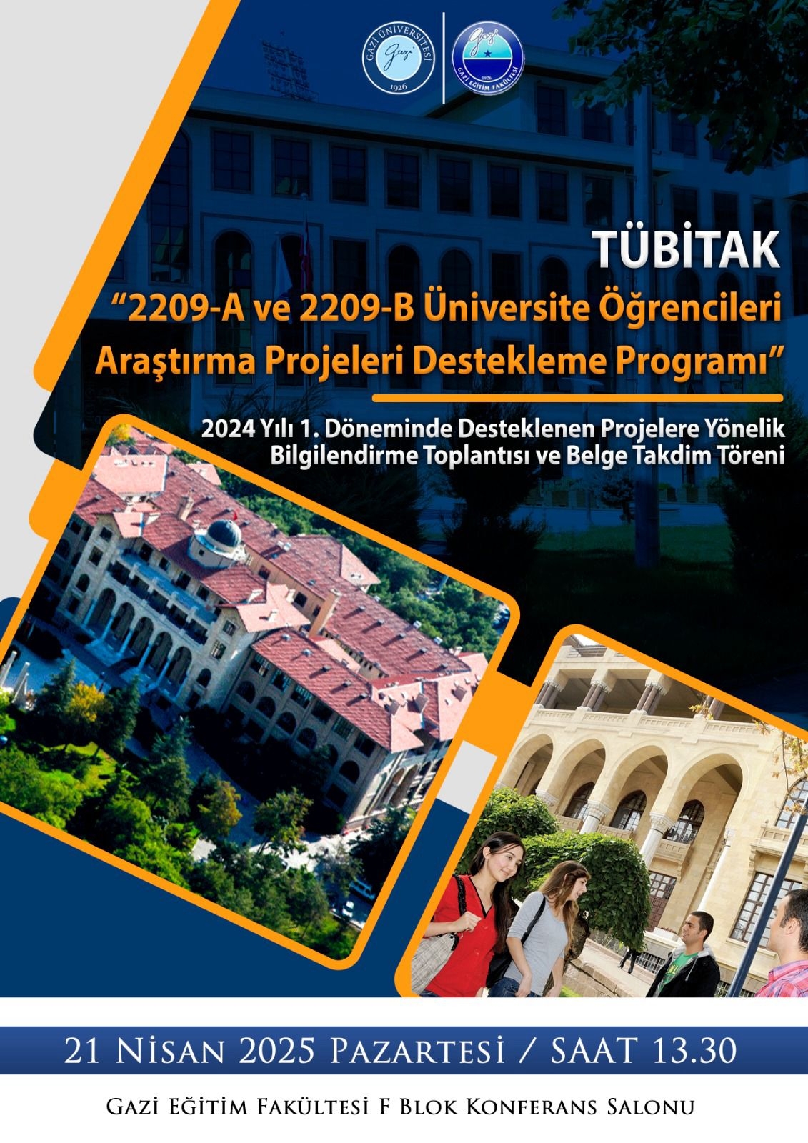 TUBİTAK 2209-A ve 2209-B Bilgilendirme Toplantısı ve Belge Takdimi Hakkında-1